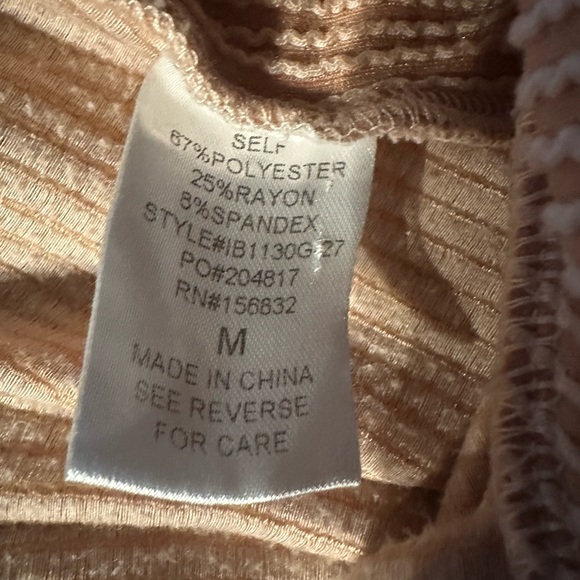 BiBi Ribbed Wide-Leg Jumpsuit in Camel - Picture 12 of 15